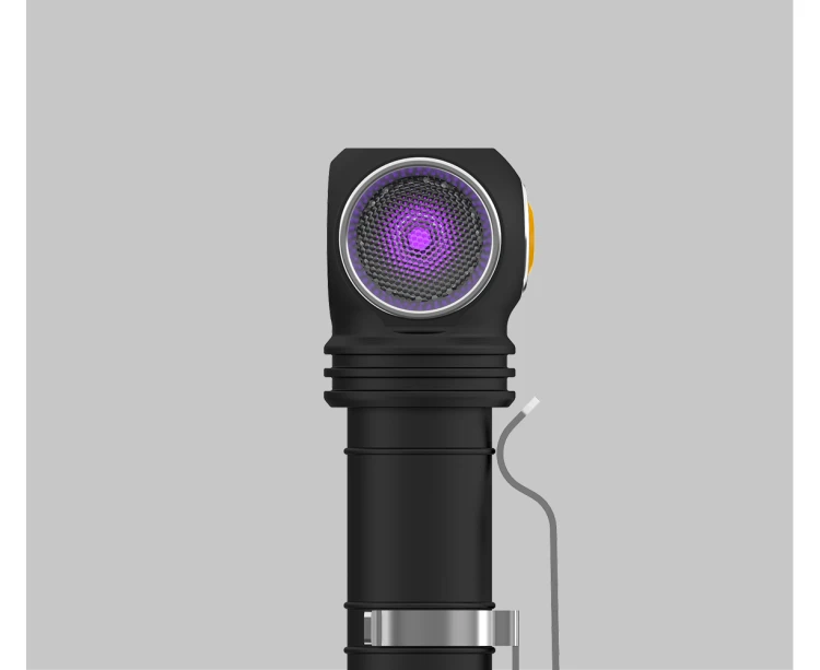 Dwie diody ultrafioletowe UV 400 nm latarki Armytek Wizard C2 WUV F08901UF