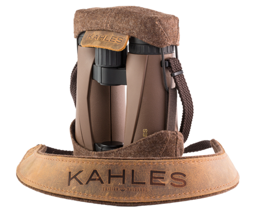 Kahles Helia 8x42 z cichą osłoną z lodenu – lornetka do polowania