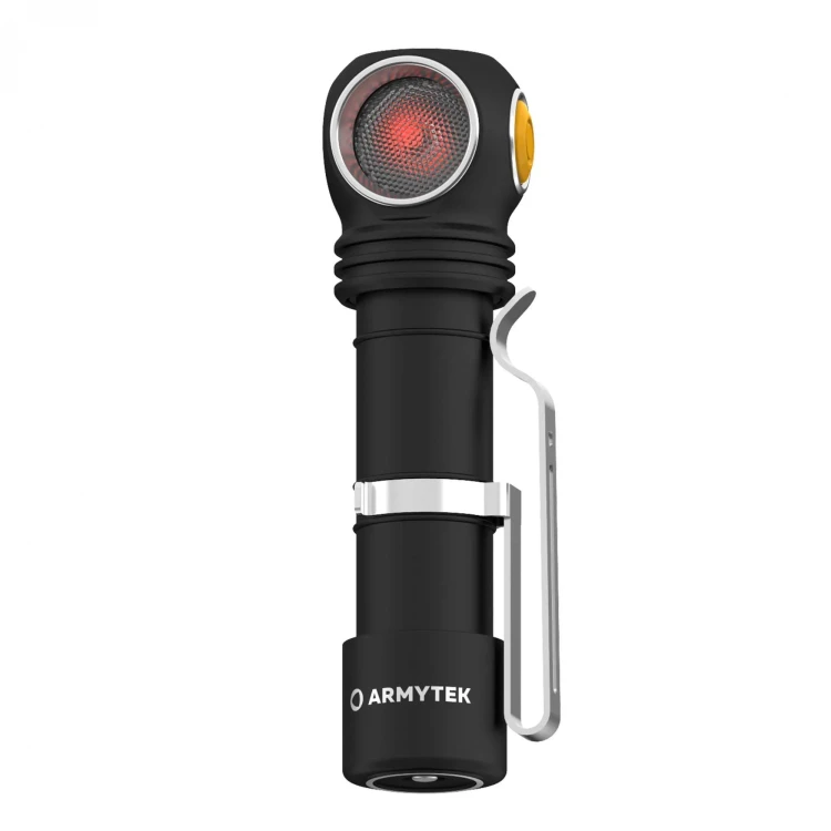 Latarka czołowa Armytek Wizard C2 WR F06901C ze światłem czerwonym 230 lm i białym 1100 lm