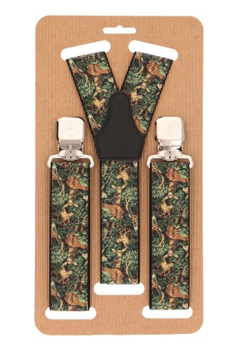 Szelki myśliwskie męskie Ranger Dyzd40.H04 110 cm z leśnym wzorem