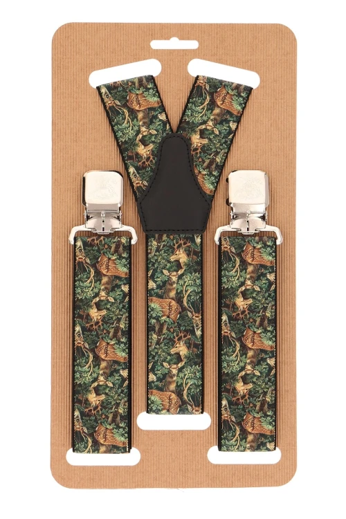 Szelki myśliwskie męskie Ranger Dyzd40.H04 110 cm z leśnym wzorem