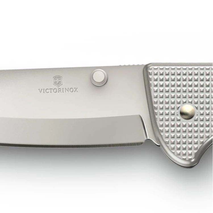 Blokowane ostrze drop-point Victorinox Evoke Alox 0.9415.D26 ze zdejmowanym kołkiem do otwierania