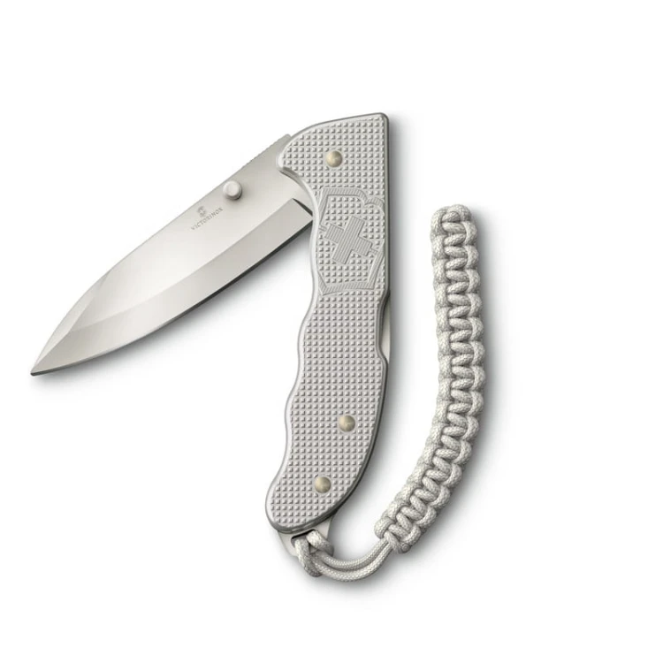 Szwajcarski nóż składany Victorinox Evoke Alox 0.9415.D26 z wygodną zawieszką paracordową