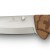 Nóż myśliwski Victorinox Evoke Wood 0.9415.D630 bliżenie na ostrze Victorinox Evoke Wood i okładziny z drewna orzechowego