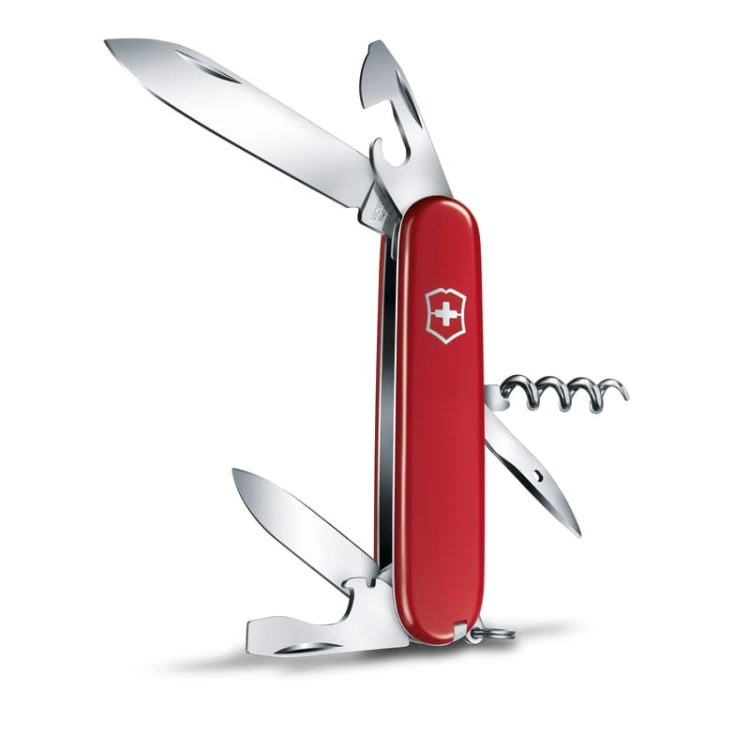 Victorinox Spartan czerwony z ostrzami, korkociągiem i otwieraczami