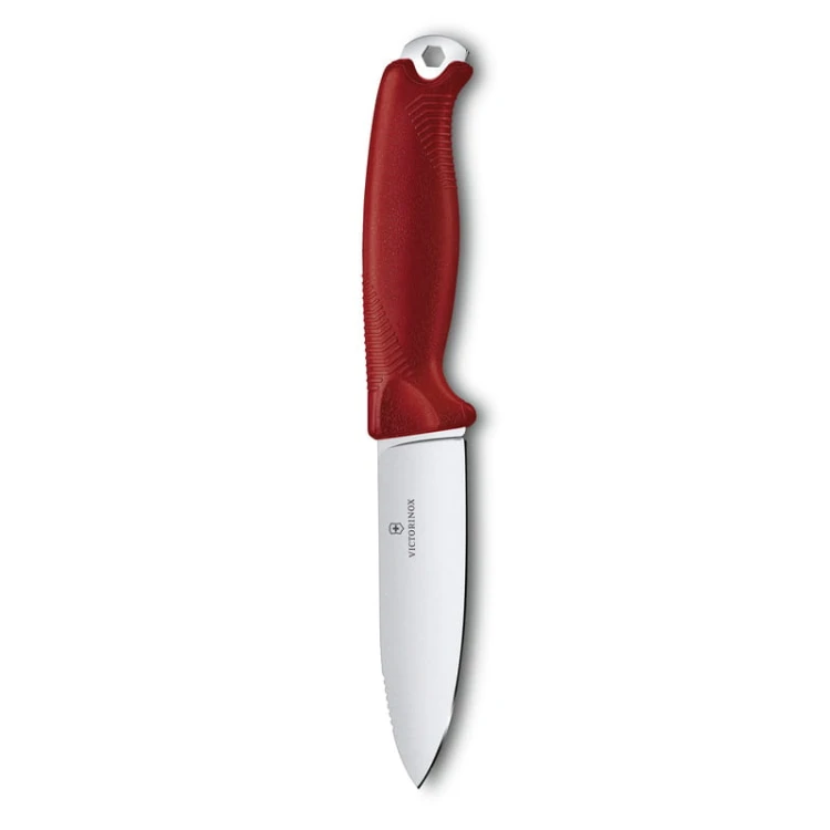 Nóż myśliwski Victorinox Venture 3.0902 czerwony full tang do bushcraftu i survivalu