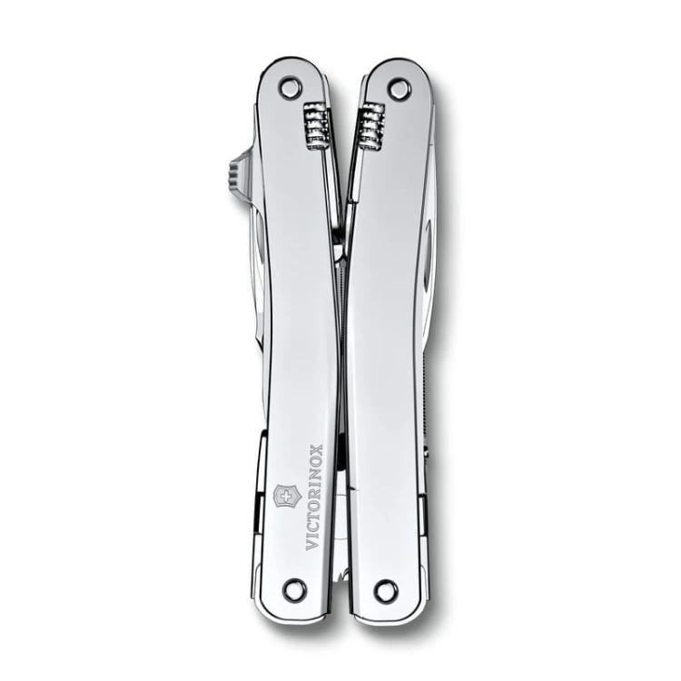 Srebrny Victorinox SwissTool Spirit MX 3.0224.MN – kompaktowy multitool ze stalowej konstrukcji