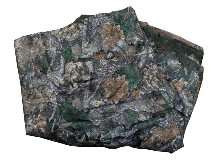 Siatka maskująca Eurohunt 1,5 × 3 m w liściastym kamuflażu camo