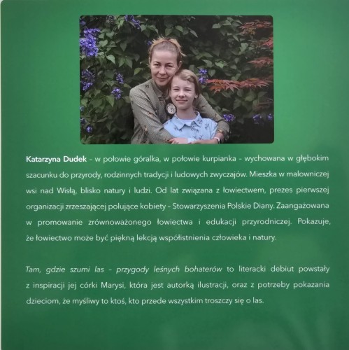 Książka przyrodnicza dla dzieci Tam gdzie szumi las Oficyna Wydawnicza Oikos