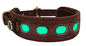 Obroża dla psa skóra fluorescencyjna rozm.XS (30-40cm) 2417 00013