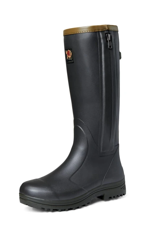 Kalosze terenowe Gateway1 Pheasant Game 18 Leather ZIP Black Olive