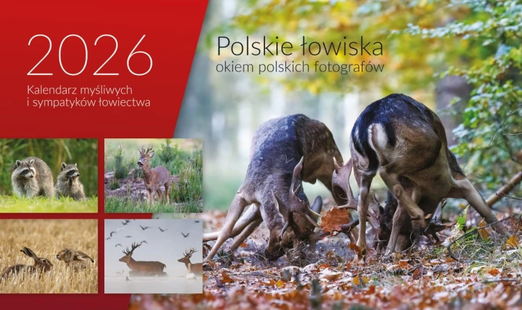 Kalendarz ścienny myśliwski łowiecki na 2026 rok