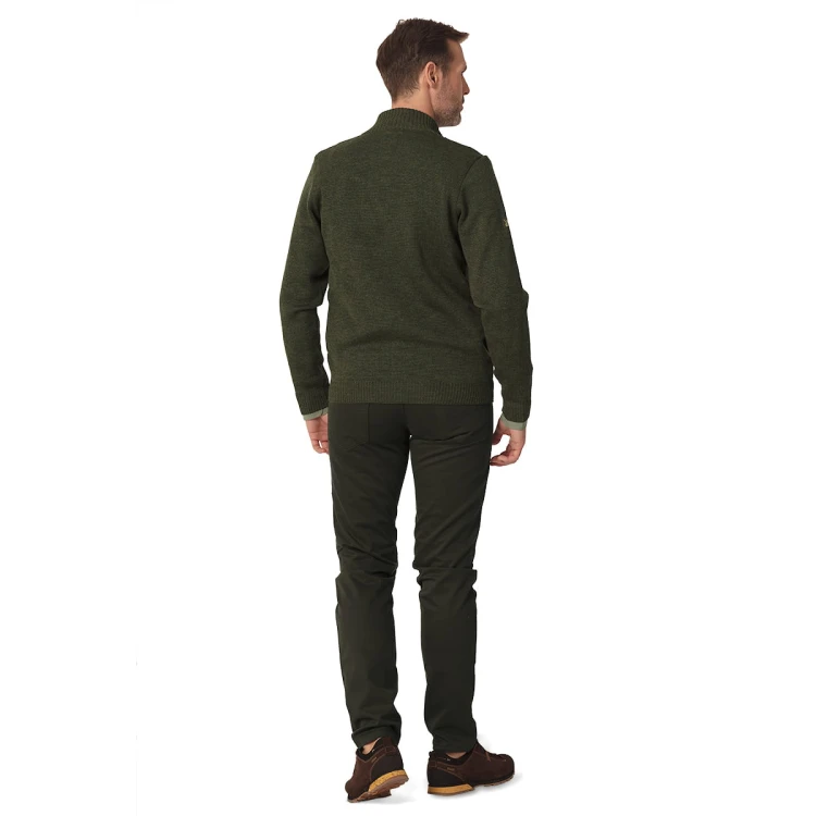 Sweter myśliwski męski Tagart Greg zielony smart casual