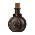 Butelka piersiówka ceramiczna „Król Polowania” 200 ml – ręcznie wykonana, myśliwski motyw
