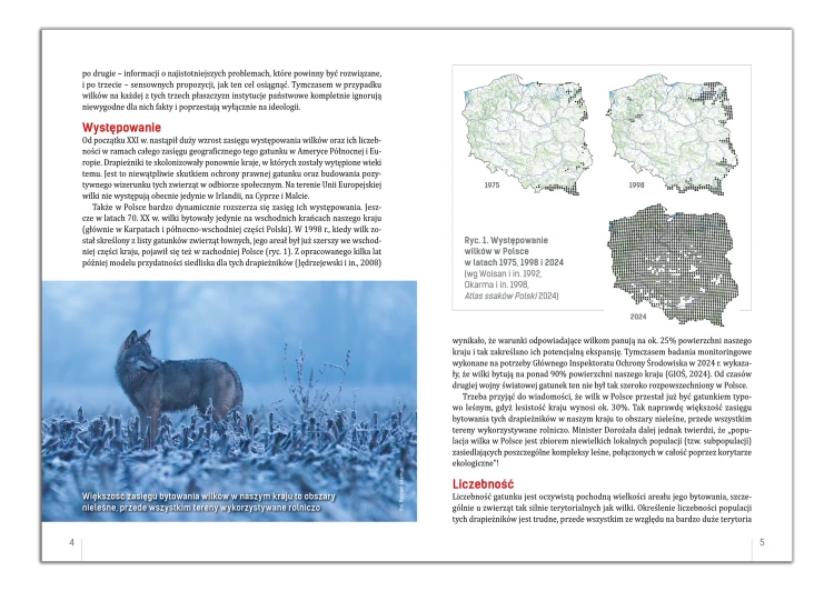 Występowanie wilka w Polsce