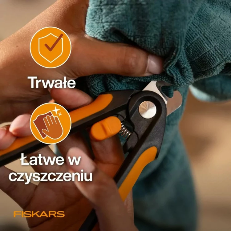 Trwały i łatwy w czyszczeniu obcinacz do pazurów psa Fiskars PET CARE