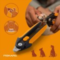 Obcinacz Fiskars PET CARE do pazurów średnich i dużych psów z półokrągłym ostrzem