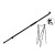 Dodatkowa noga do pastorału FOX STICK 5904276517505 – stabilniejsze podparcie broni w terenie