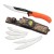 Nóż Outdoor Edge RazorMax Orange z ostrzem drop-point i nylonową pochwą