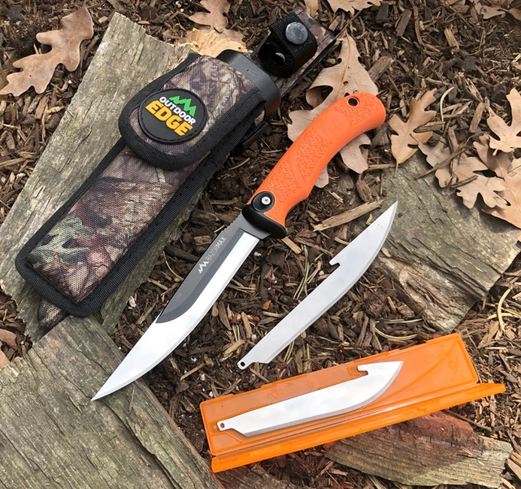 Ostrza drop-point 8,9 cm i do trybowania 12,7 cm Outdoor Edge RazorMax