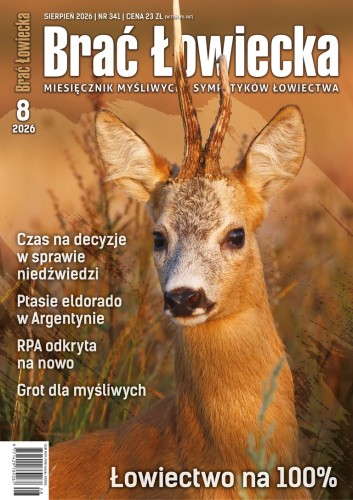 Brać Łowiecka sierpień 2026 okładka magazynu myśliwskiego