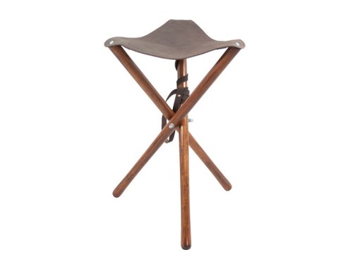 Stołek myśliwski - skórzany [1/12/S]