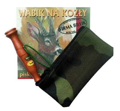 Klasyczny dźwiękowy wabik na kozły rogacze BILLIK pisk kozy