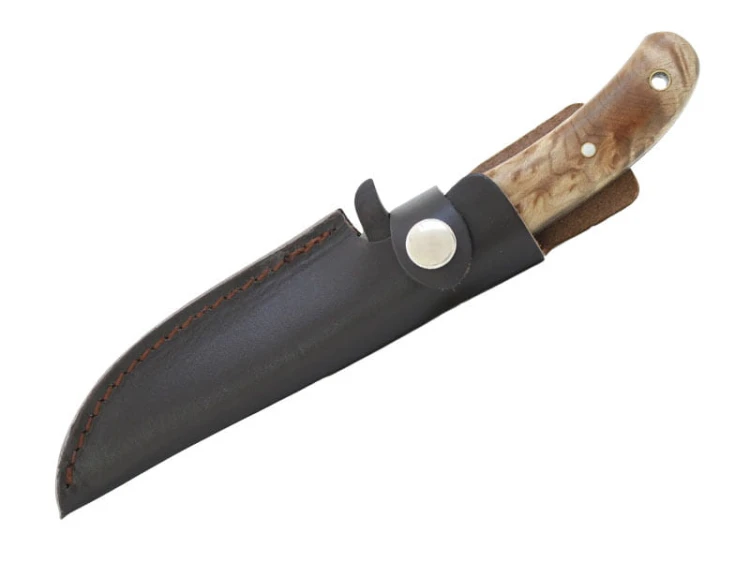 Rękojeść noża Böker Magnum Elk Hunter z jelcem i otworem na linkę