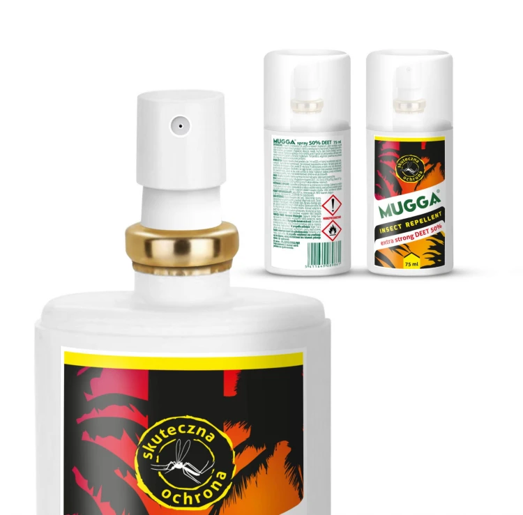 Atomizer Mugga Extra Strong Spray 75 ml do równomiernej aplikacji repelentu