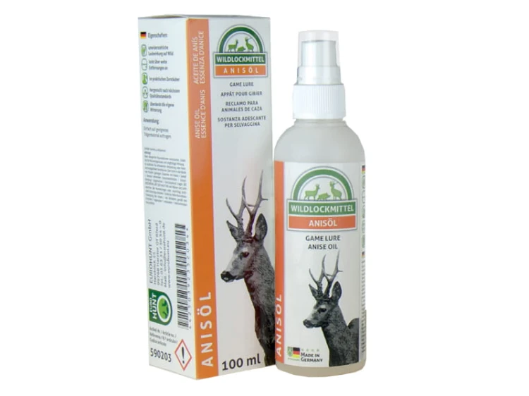 Olej anyżowy spray 100 ml – środek wabiący na dziki i zwierzynę płową