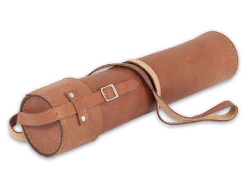 Skórzane etui na lunetę 41 cm z regulowanym paskiem